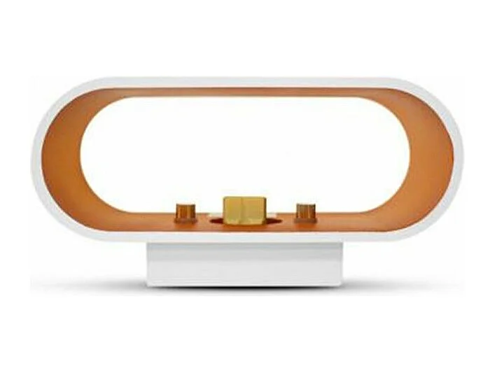 APPLIQUE MURALE G9 X1 BLANC DORE OVALE HOYA