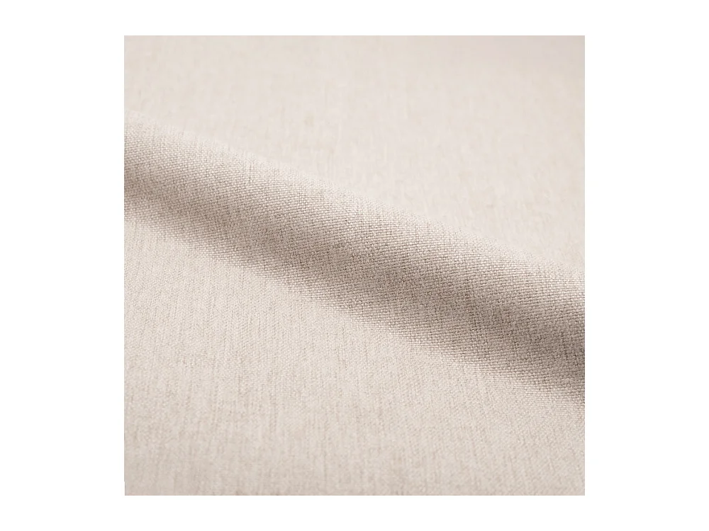 Lot de 2 chaises en tissu beige et pieds en métal noir - Victoria