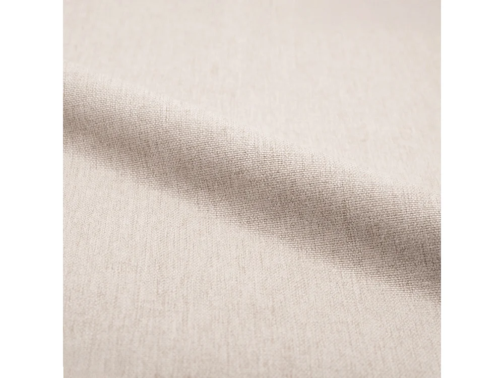 Set di 2 sedie Victoria in tessuto beige con gambe in metallo nero - Victoria