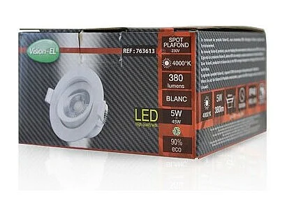 Spot LED Orientable 5W 4000°K