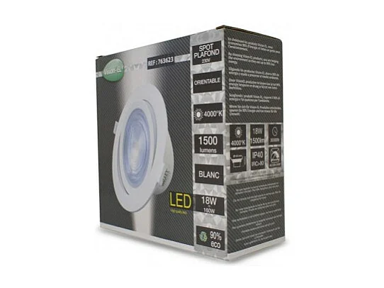 Spot LED SMD Orientable 18W 4000°K