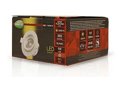 Spot LED Orientable 5W 3000°K