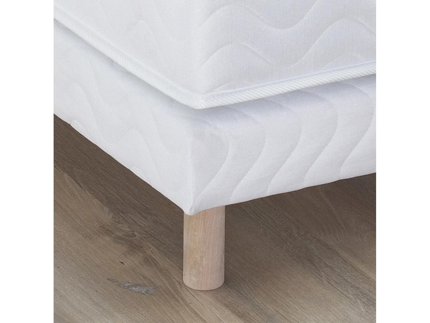 Sommier à lattes blanc Dimensions - 2x80 x 200 cm