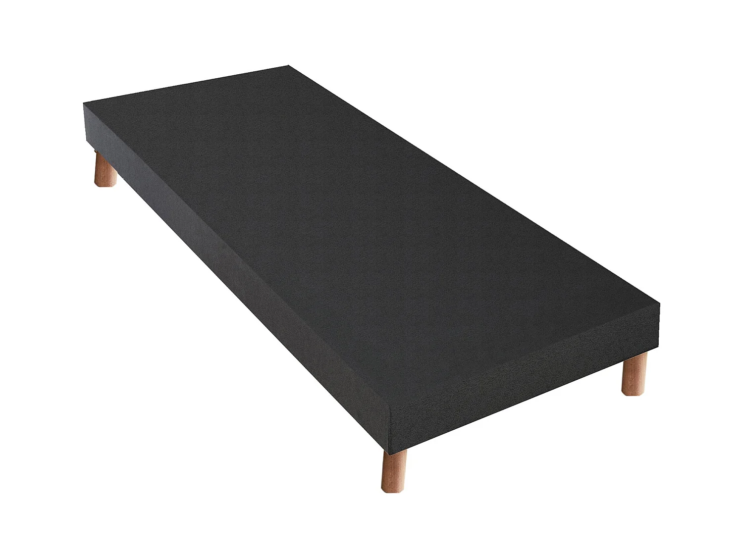 Ensemble literie ASTRE : matelas ressorts, sommier et accessoires Dimensions - 90 x 190 cm