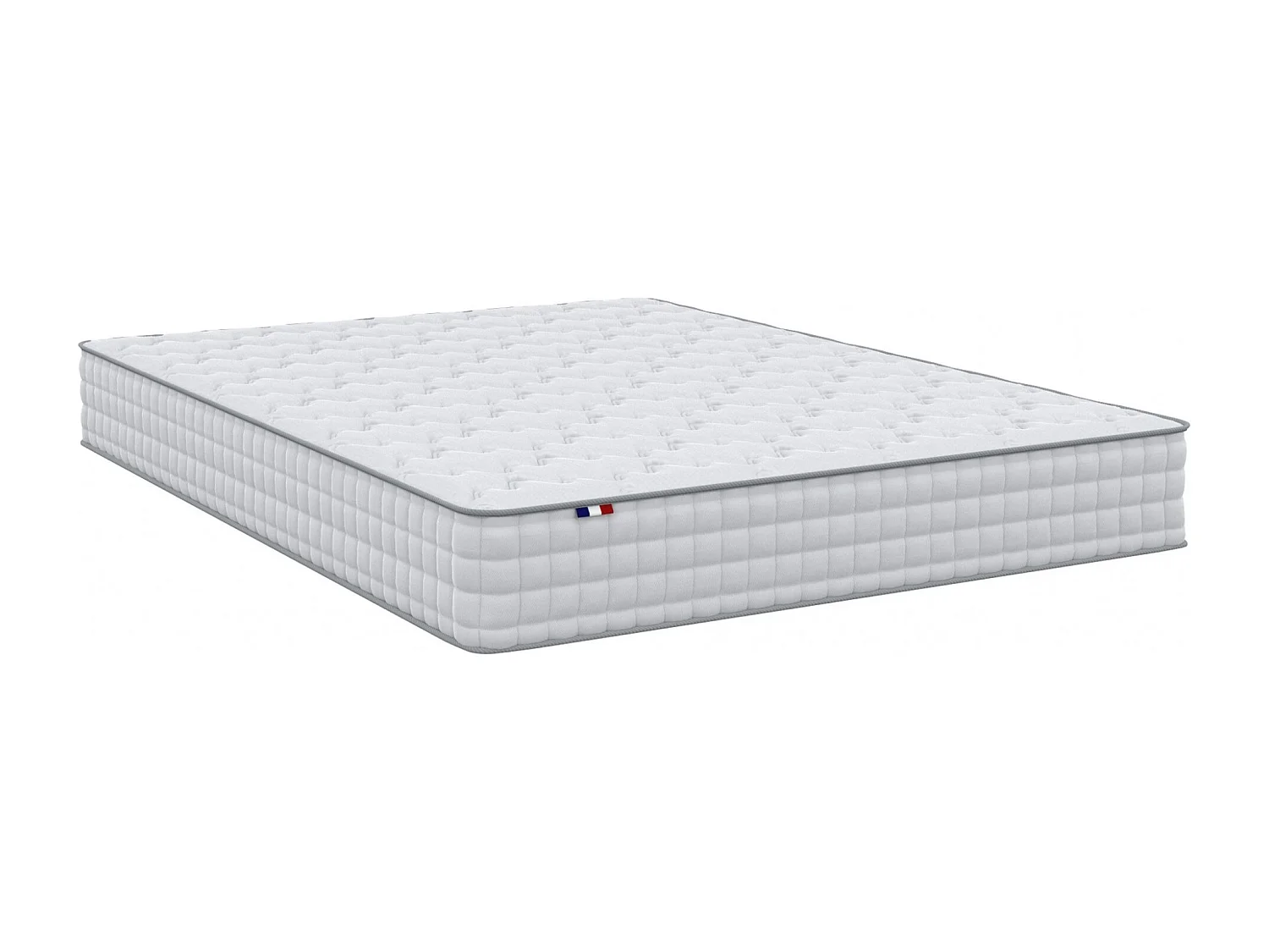 Pack literie ASTRE, matelas à ressorts et sommier en bois massif Dimensions - 2x80 x 200 cm, Sommier - Noir