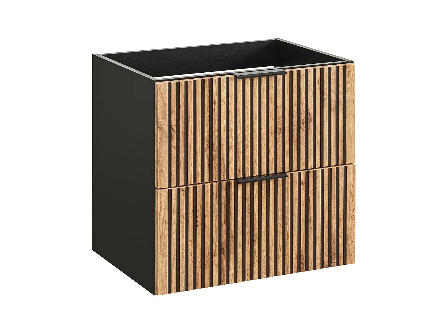 Armoire Sous Lavabos XILO CUW80 2D 80x46x57 Grisfoncé