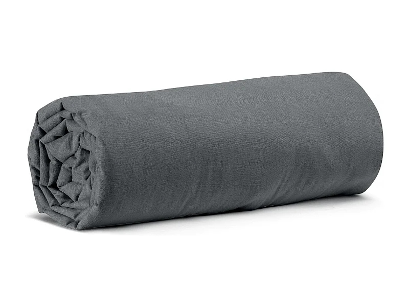Calita Spannbettlaken Carbonfarben 180 x 200 x 30 cm