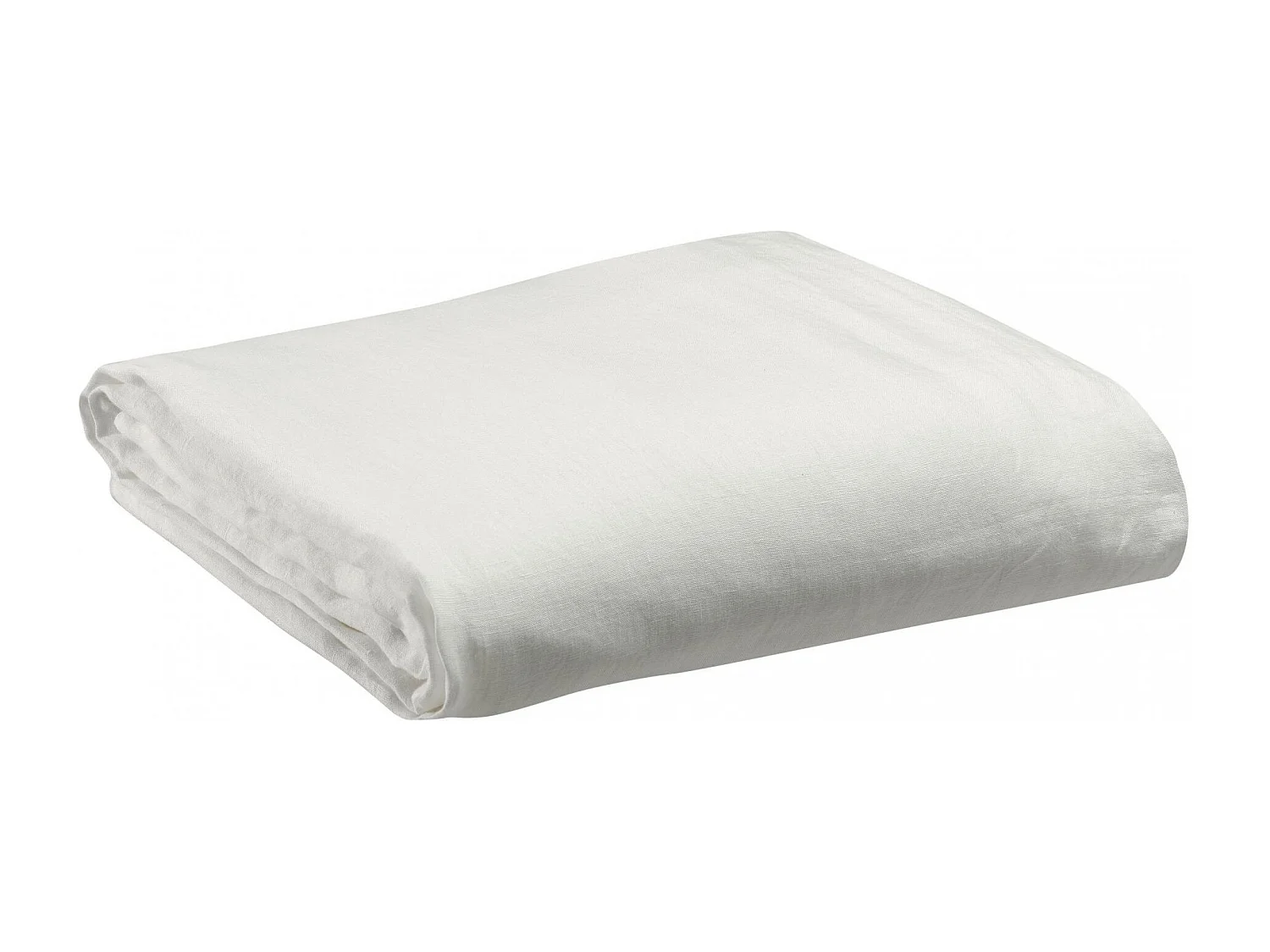 Drap housse stonewashed Zeff blanc 160 x 200 x 30 cm Vivaraise