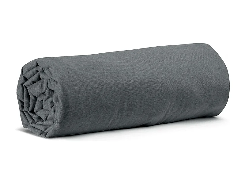 Calita Spannbettlaken Carbonfarben 160 x 200 x 30 cm