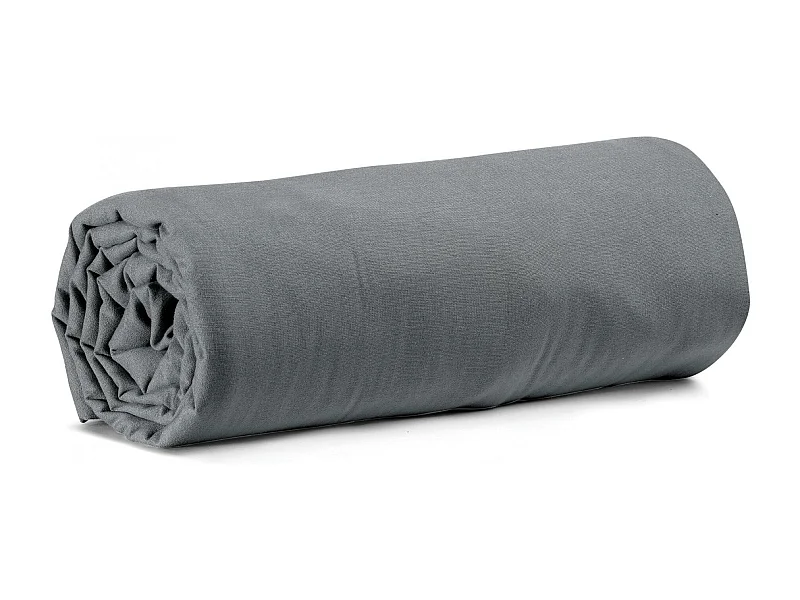 Drap housse Calita perle 140 x 190 x 30 cm Vivaraise