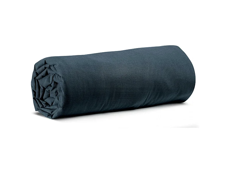Calita Spannbettlaken Marine 160 x 200 x 30 cm