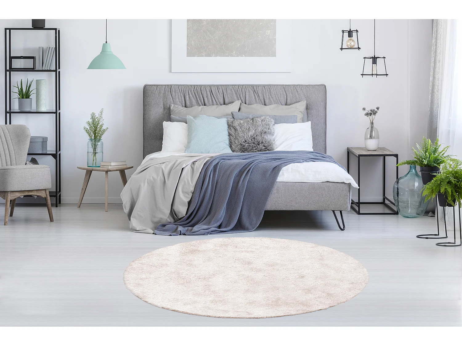 Vloerkleed - Ruby 700 Roze  120cm rond