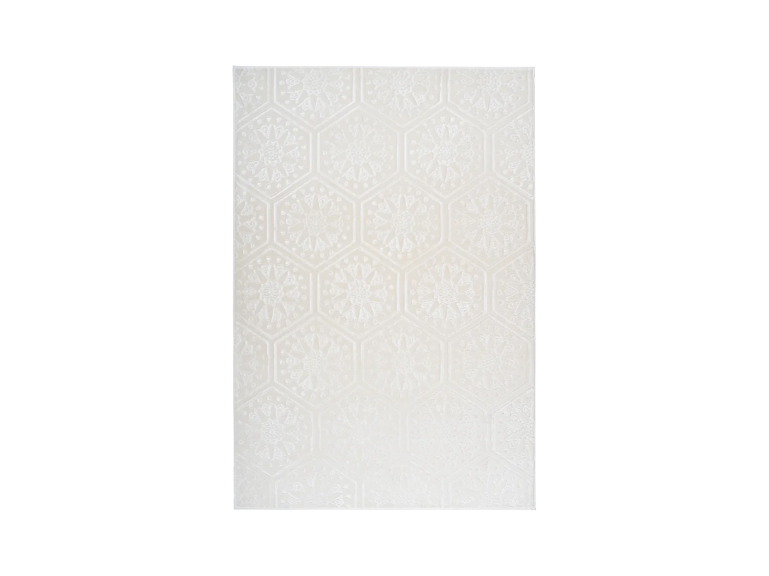 Vloerkleed - Valencia 200 Wit 160cm x 230cm