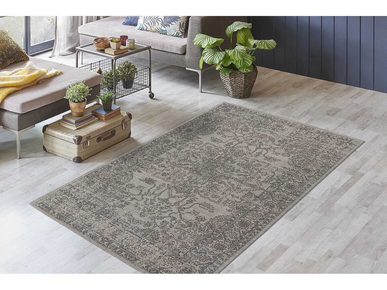 Vloerkleed - Milano 325 Groen / Taupe 120 x 170 cm