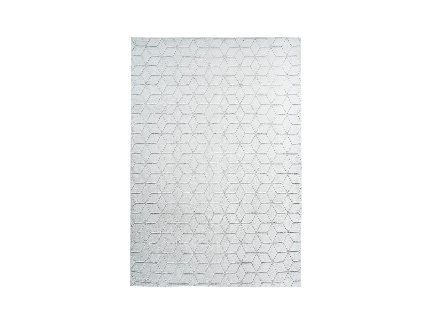 Vloerkleed - Namaste 125 Wit / GrijsBlauw 80cm x 150cm