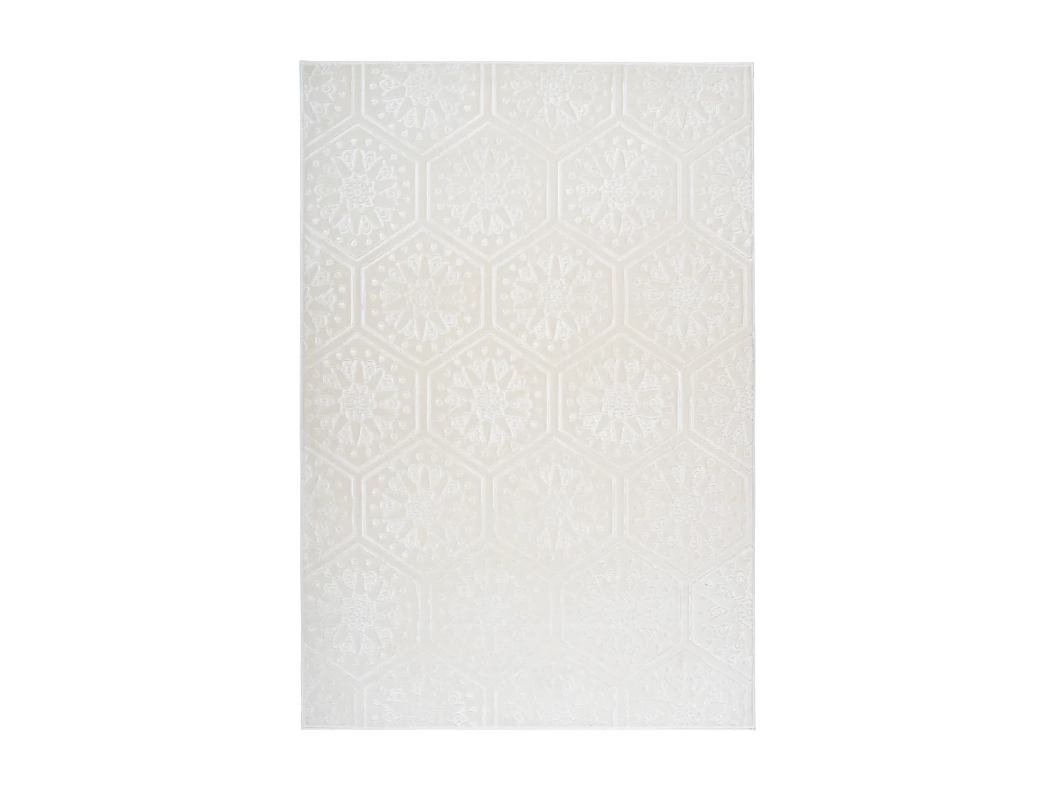 Vloerkleed - Valencia 200 Wit 120cm x 170cm