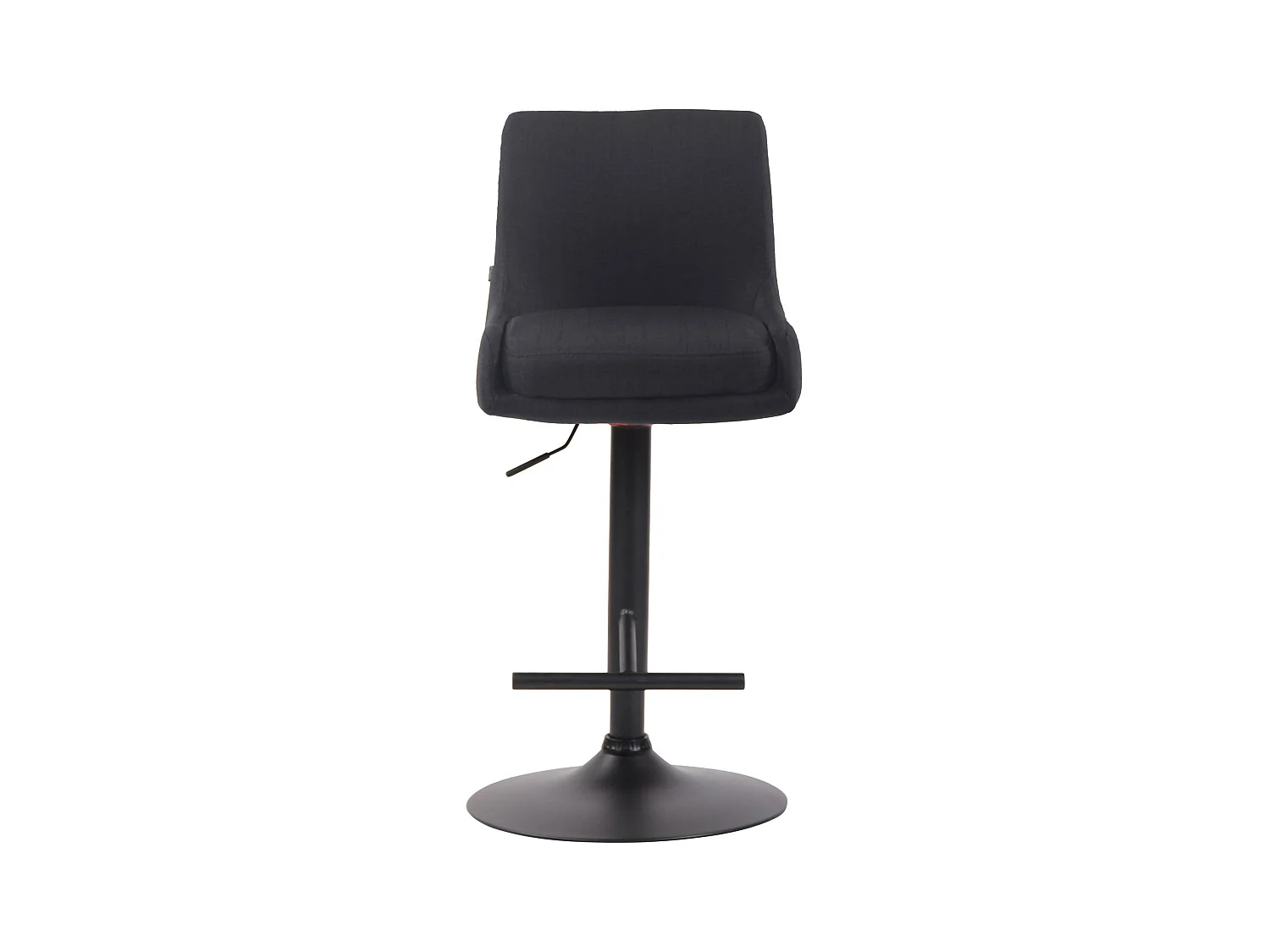 Barkruk - Stof & Metaal - zwart - Club