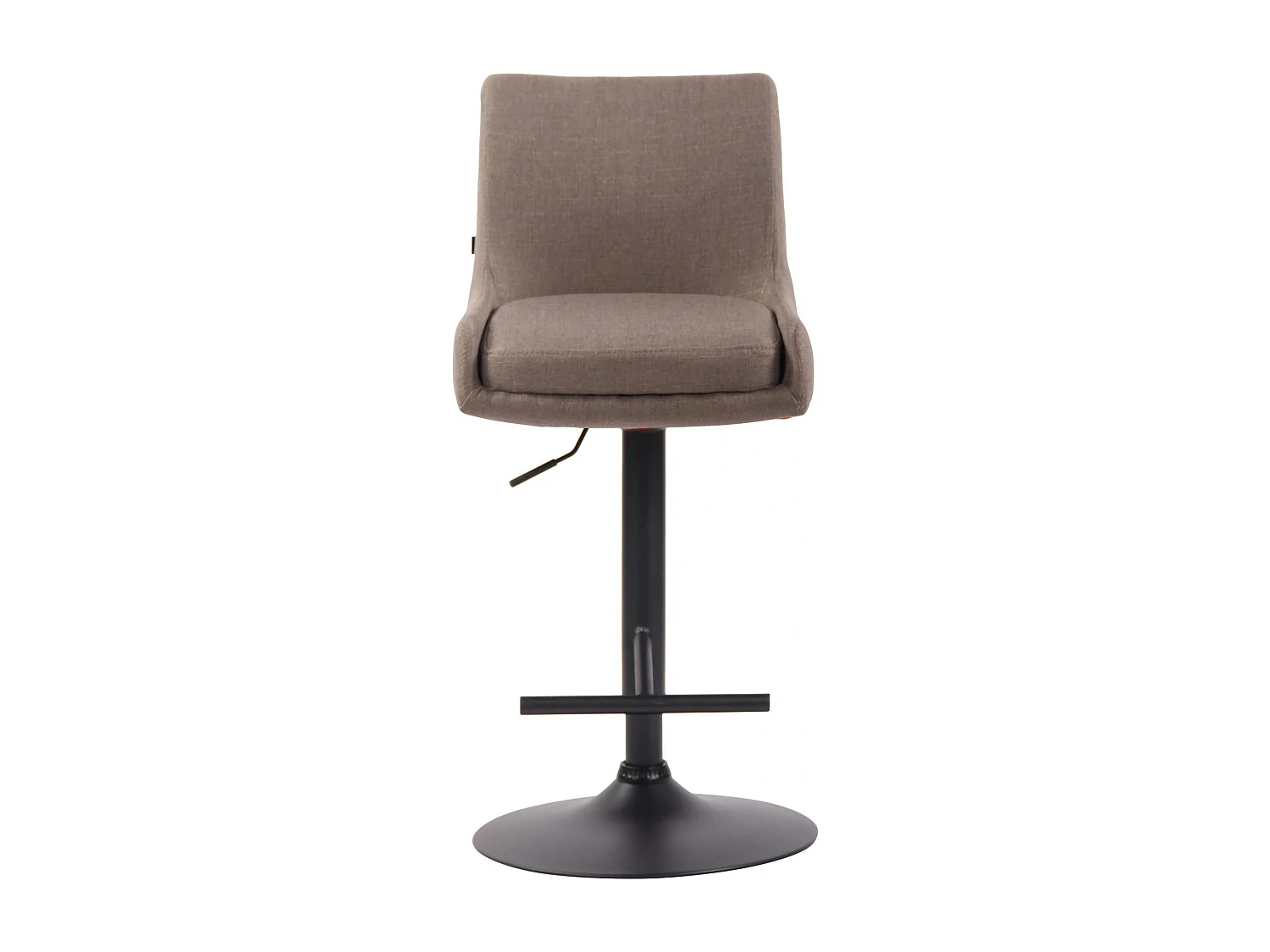 Tabouret de bar - Tissu & Métal - Taupe - Club