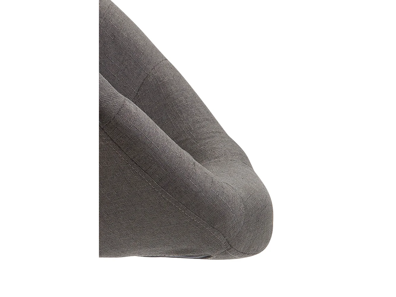 Tabouret de bar - Tissu & Métal - Gris foncé - London