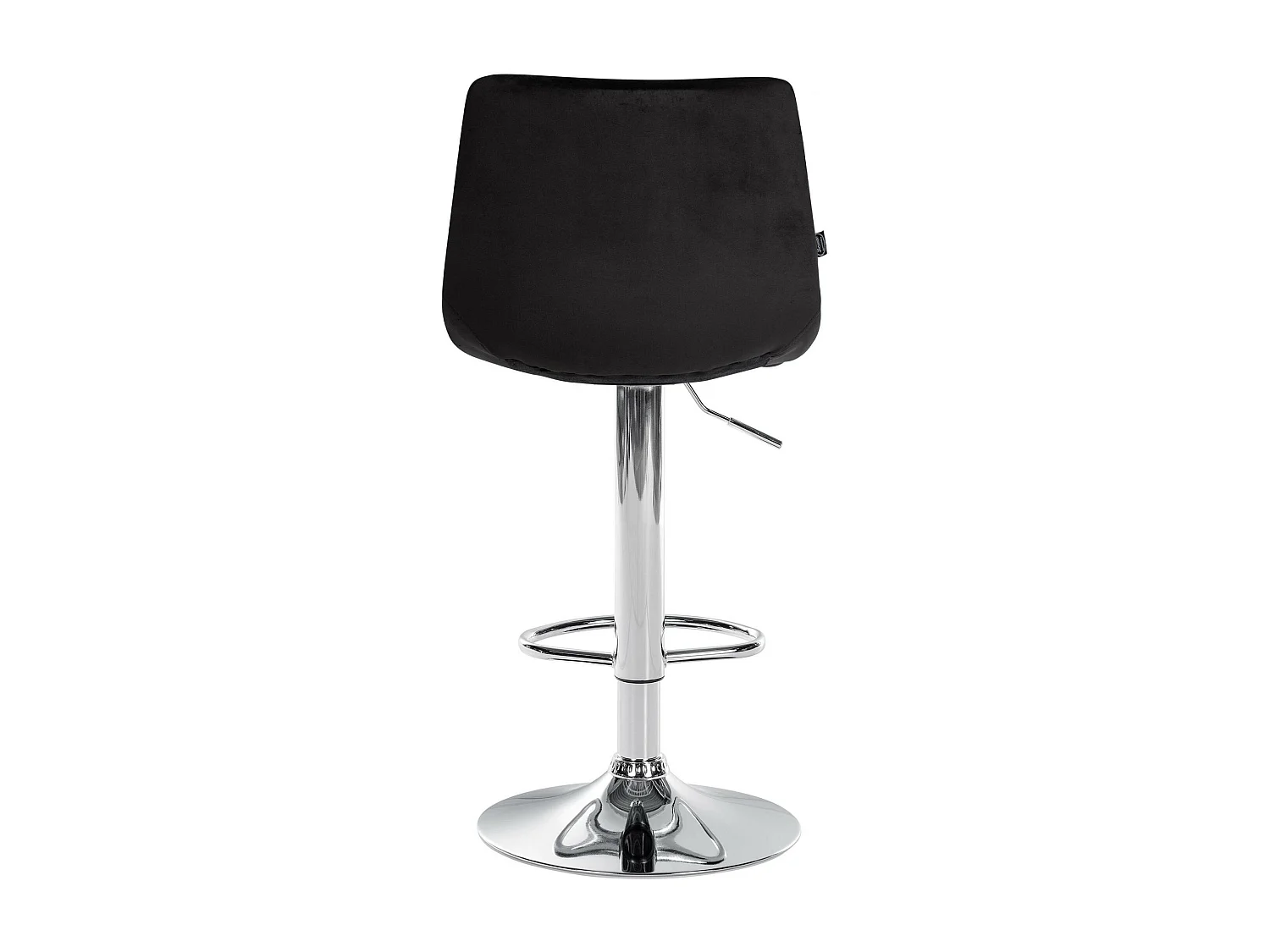 Lot de 2  Tabouret de bar - Velours & Métal - Noir - Jerry