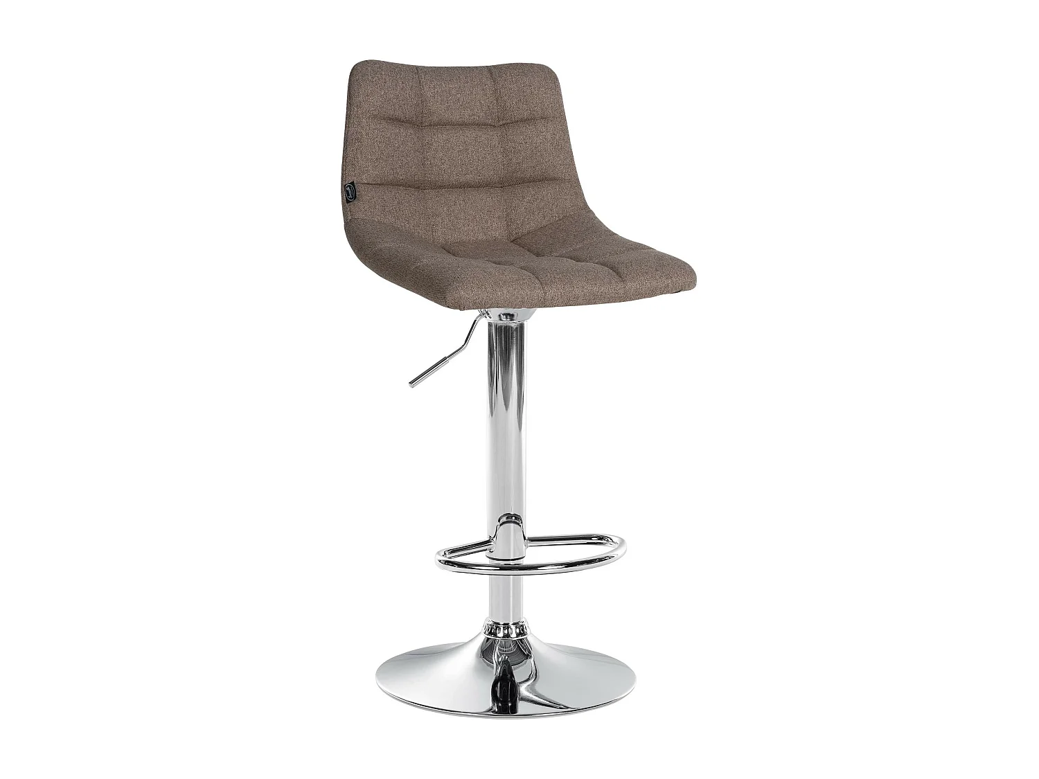 Barhocker - Stoff & Metall - taupe - Jerry