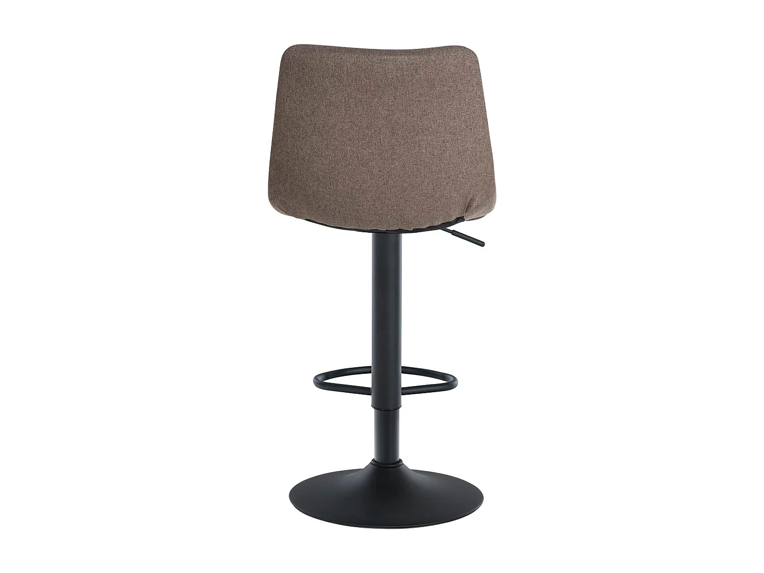 Lot de 2  Tabouret de bar - Tissu & Métal - Taupe - Jerry