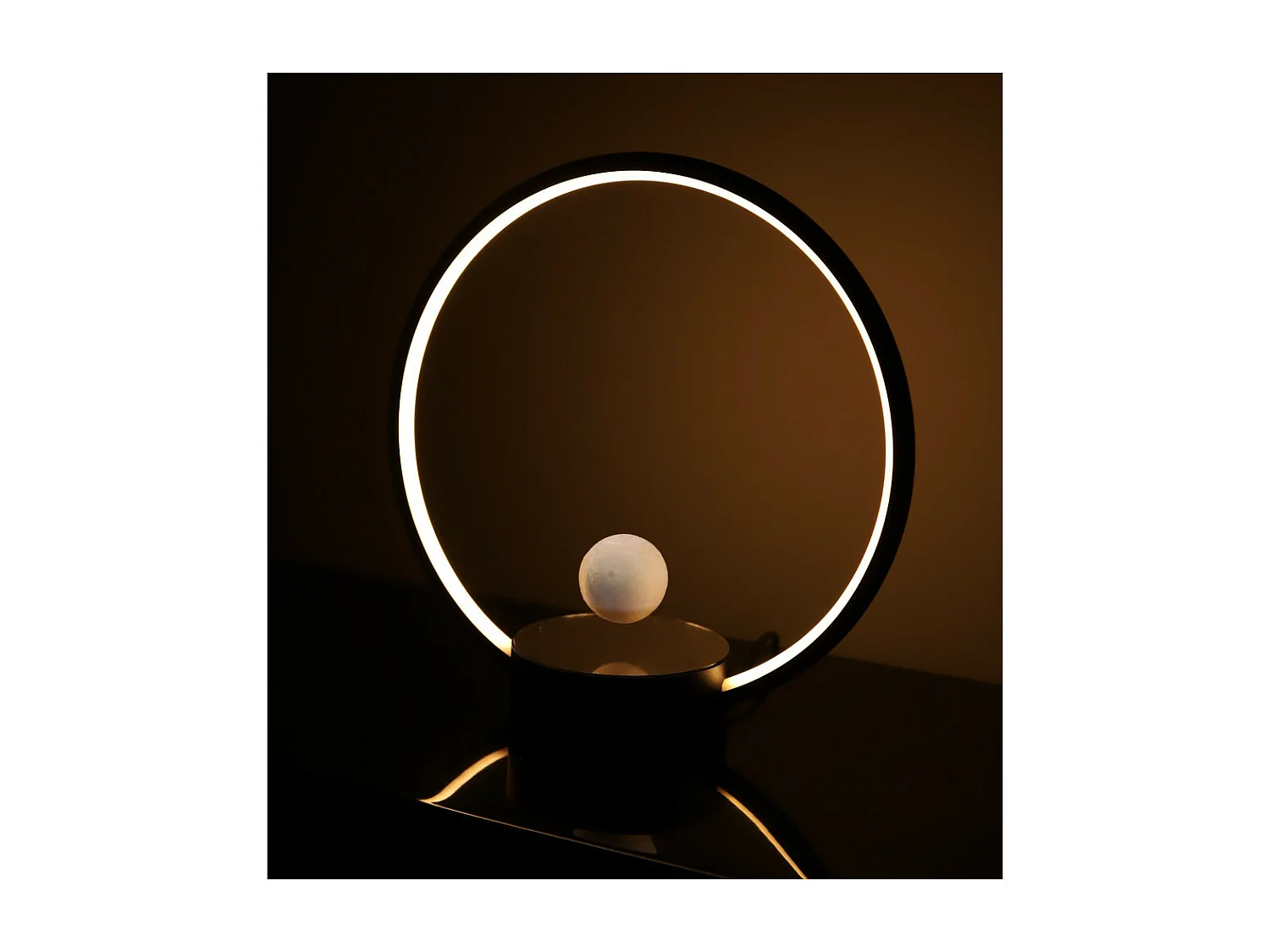 Lampe à lévitation Design CIRCLO noire