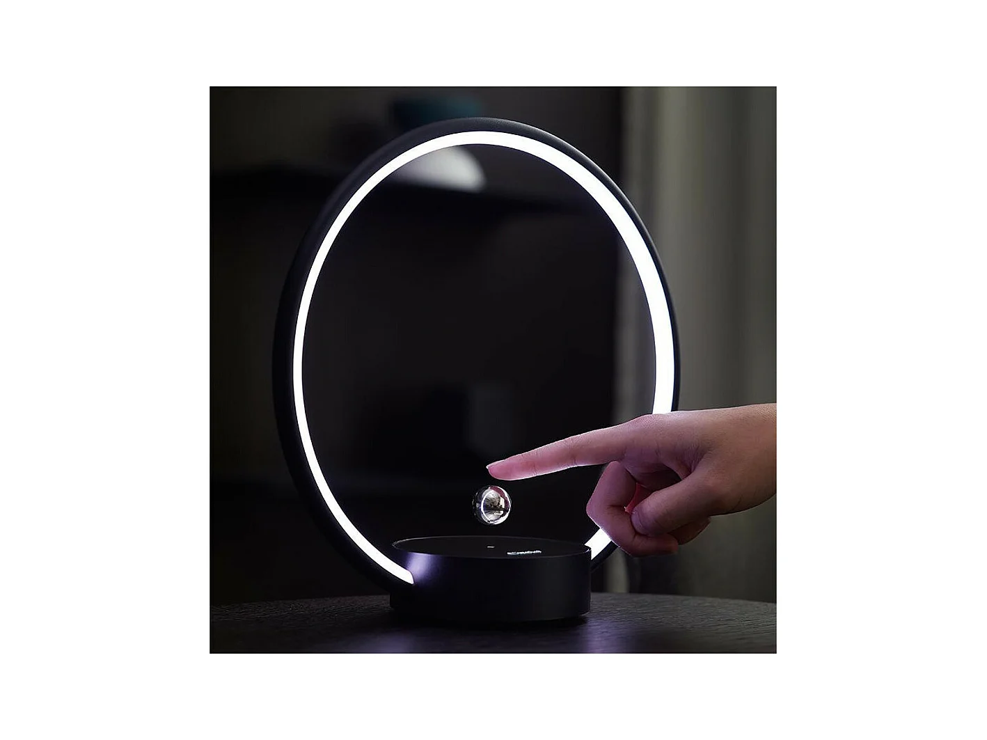 Lampe à lévitation Design CIRCLO noire