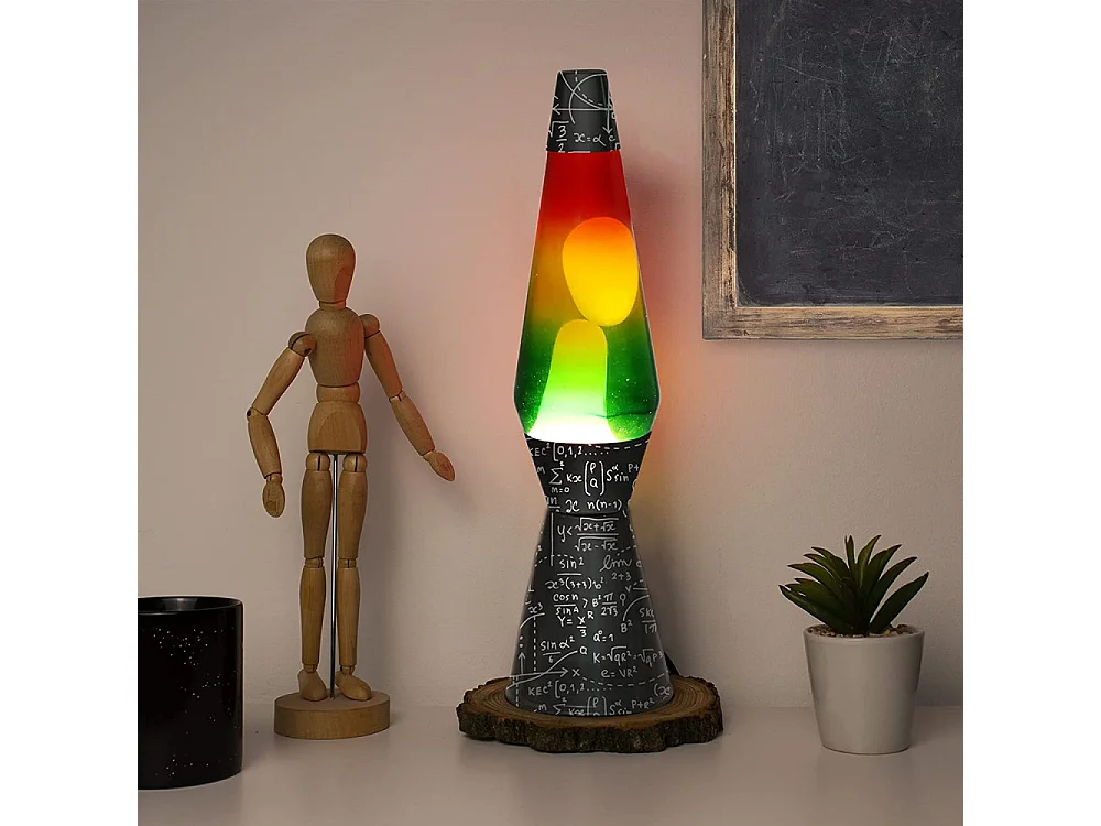 Lampe à Lave en verre MATEMATIK