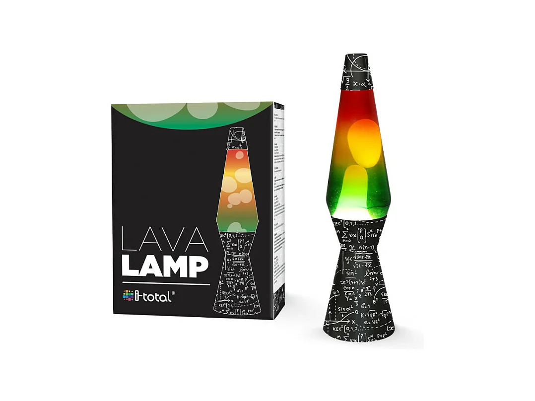 Lampe à Lave en verre MATEMATIK