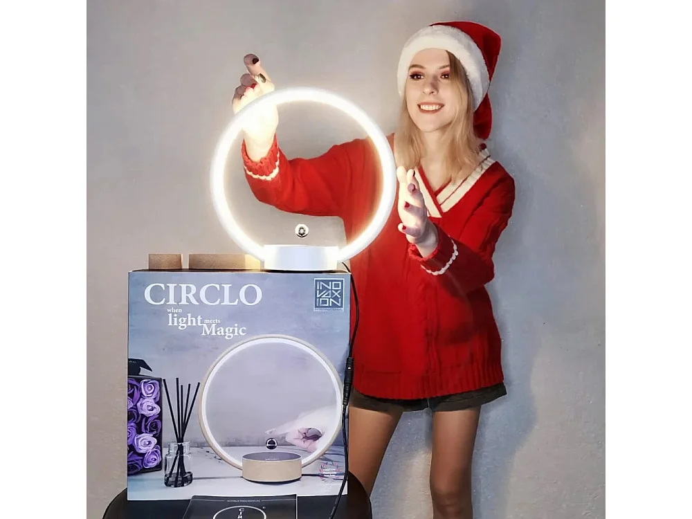 Lampe à lévitation Design CIRCLO blanc