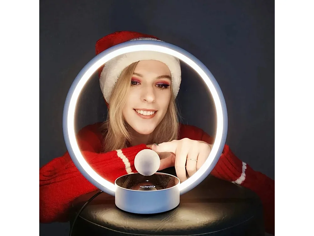 Lampe à lévitation Design CIRCLO blanc