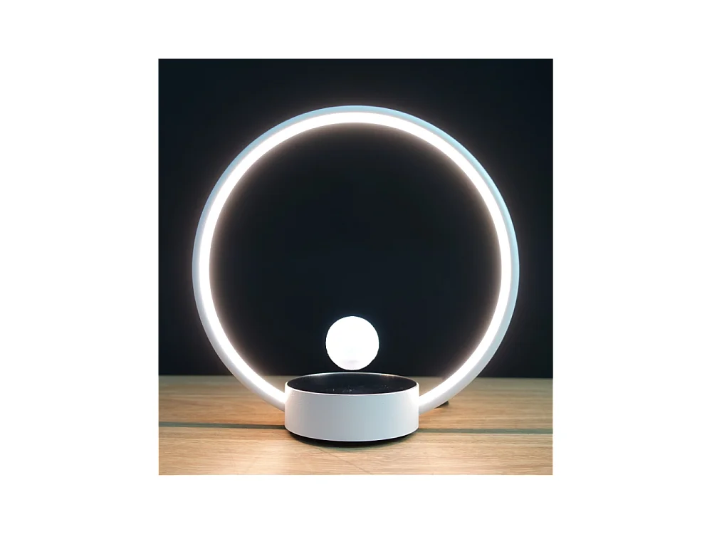 Lampe à lévitation Design CIRCLO blanc