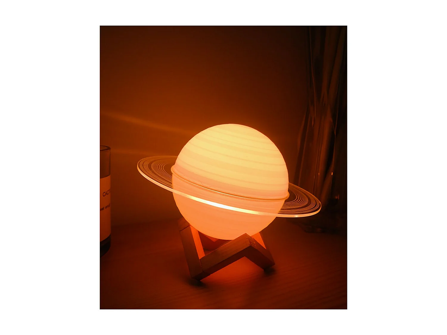 Lampe déco SATURNE 3D multicolore