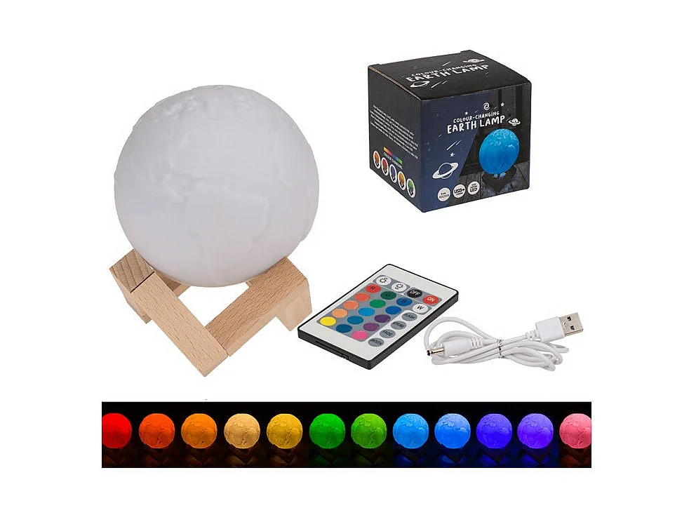 Mini-lampe Terre à poser multicolore MoovyEarth