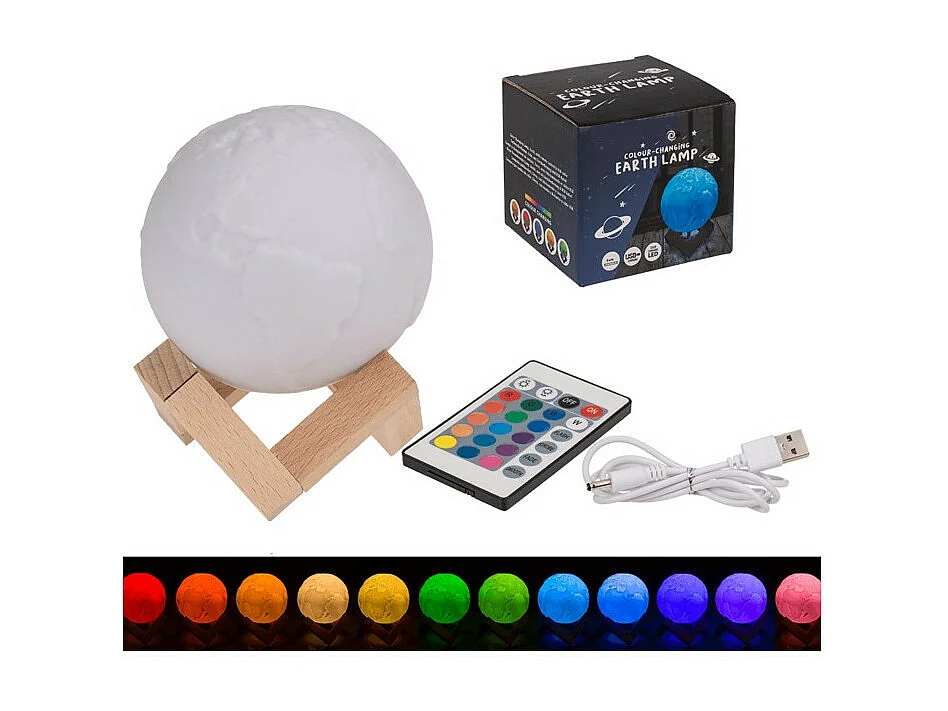 Mini-lampe Terre à poser multicolore MoovyEarth