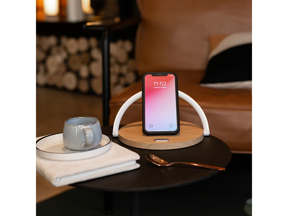 Lampe de chevet  tactile ARSO avec station de chargement