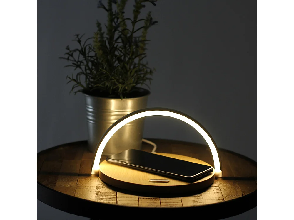 Lampe de chevet  tactile ARSO avec station de chargement