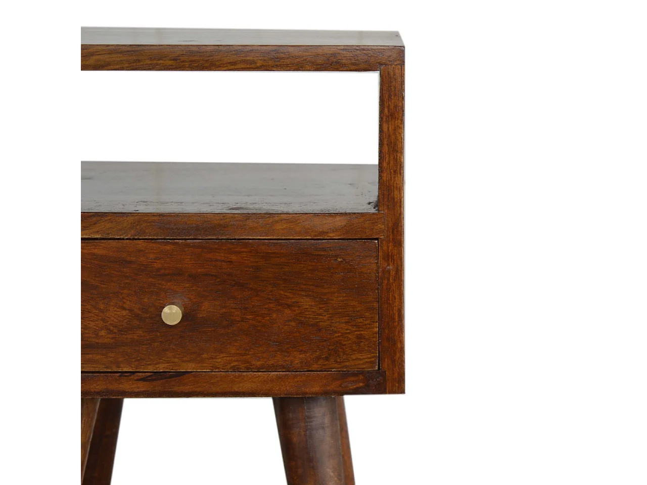 Table de chevet mini en châtaignier.