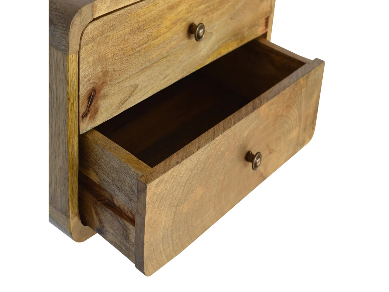 Artisan Furniture Criado-Mudo Flutuante em Carvalho com 2 Gavetas, Quarto