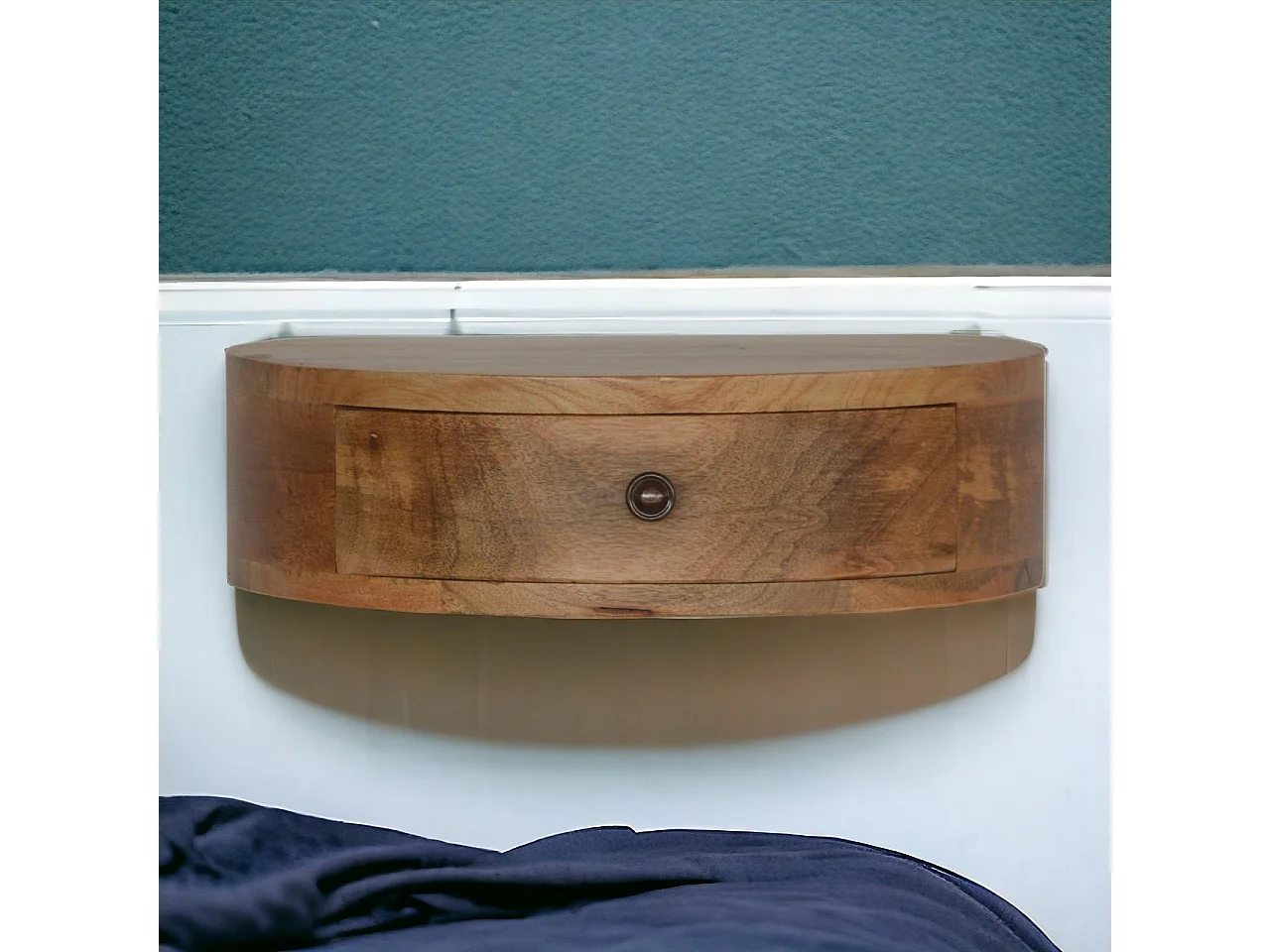 Table de Nuit Arrondie Murale