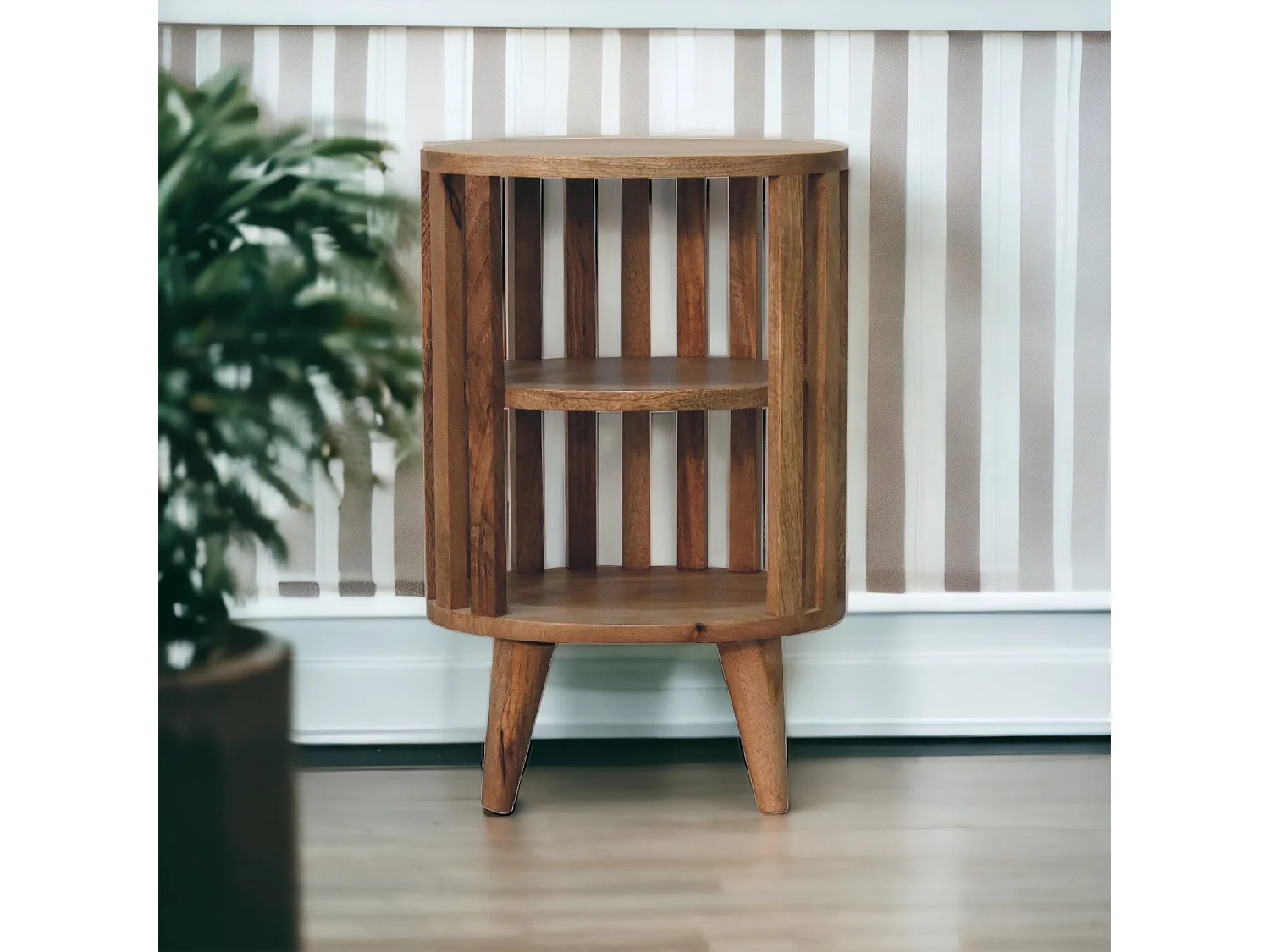 Table de Chevet Ariella à Double Étagère.