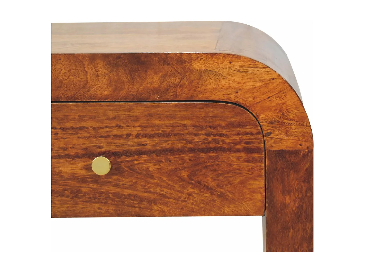 Artisan Furniture Solid Wood Darcy Chestnut Bedside, 1 Drawer, Brown