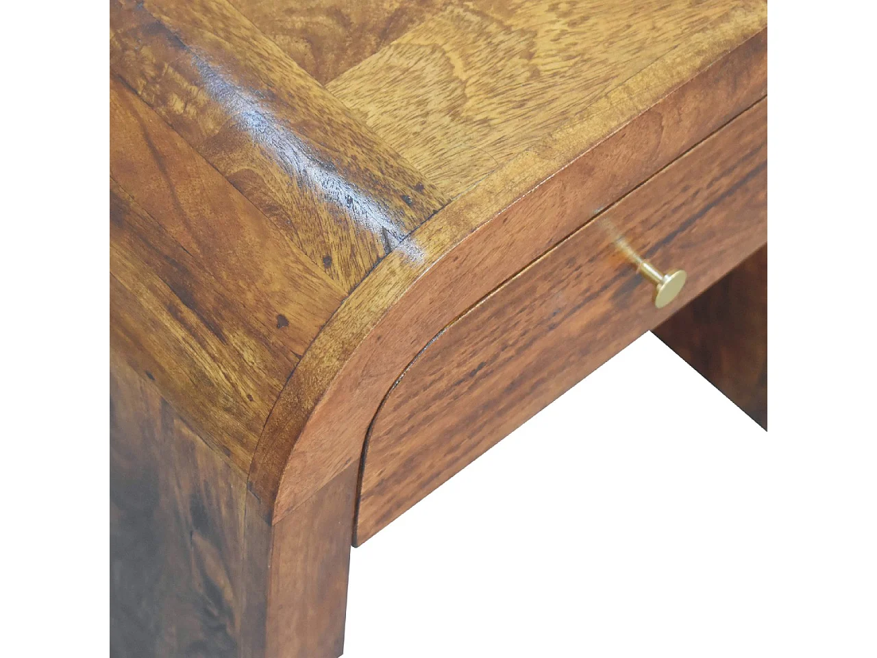 Artisan Furniture Solid Wood Darcy Chestnut Bedside, 1 Drawer, Brown