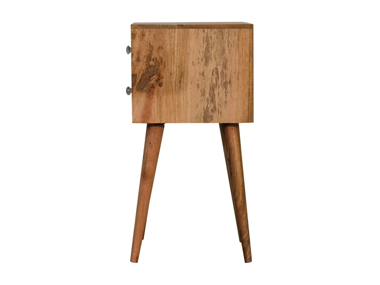 Artisan Furniture Mini Criado-Mudo com Marchetaria de Osso e 2 Gavetas, Quarto