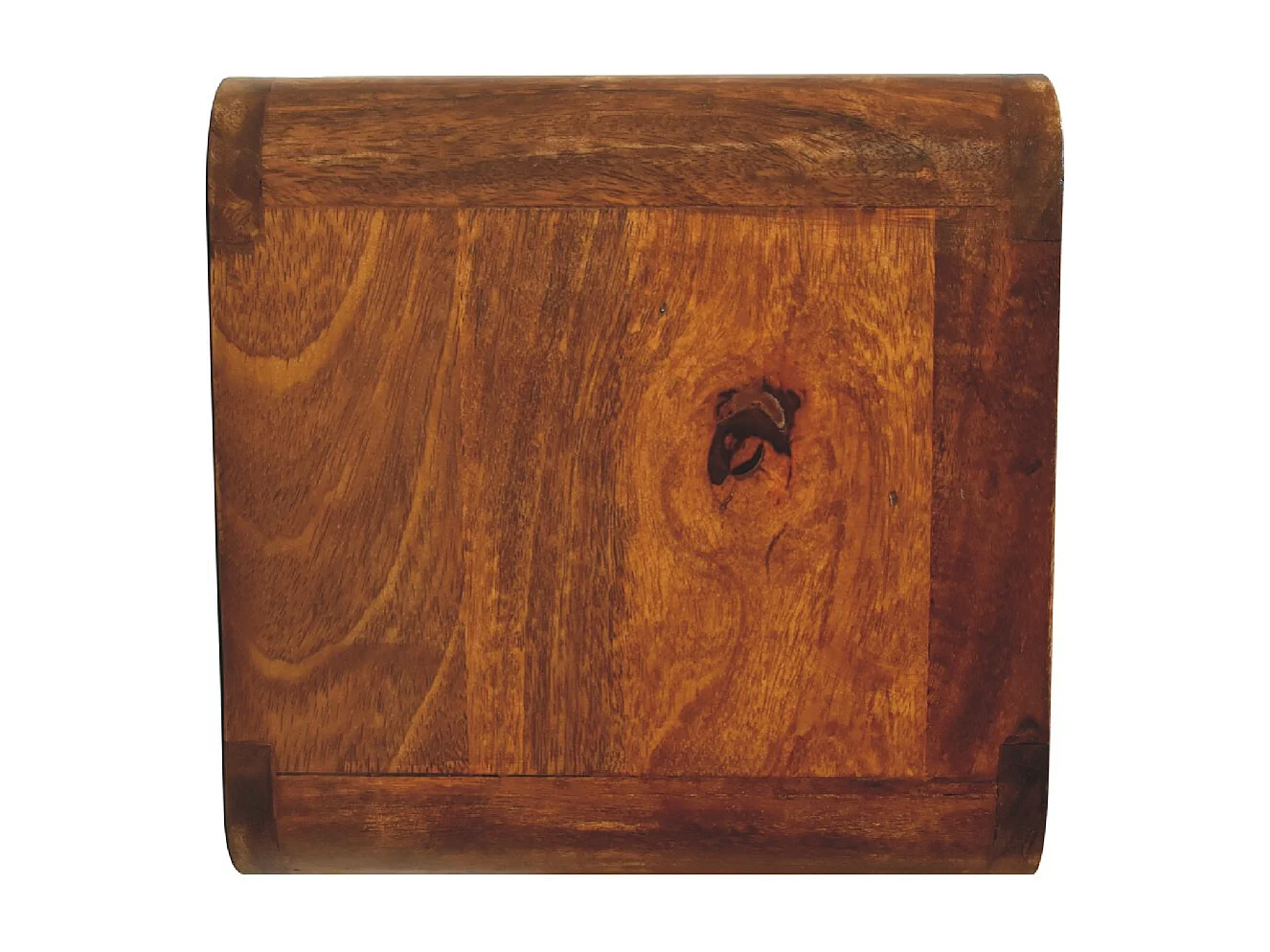 Table de chevet mini en châtaignier suspendue.