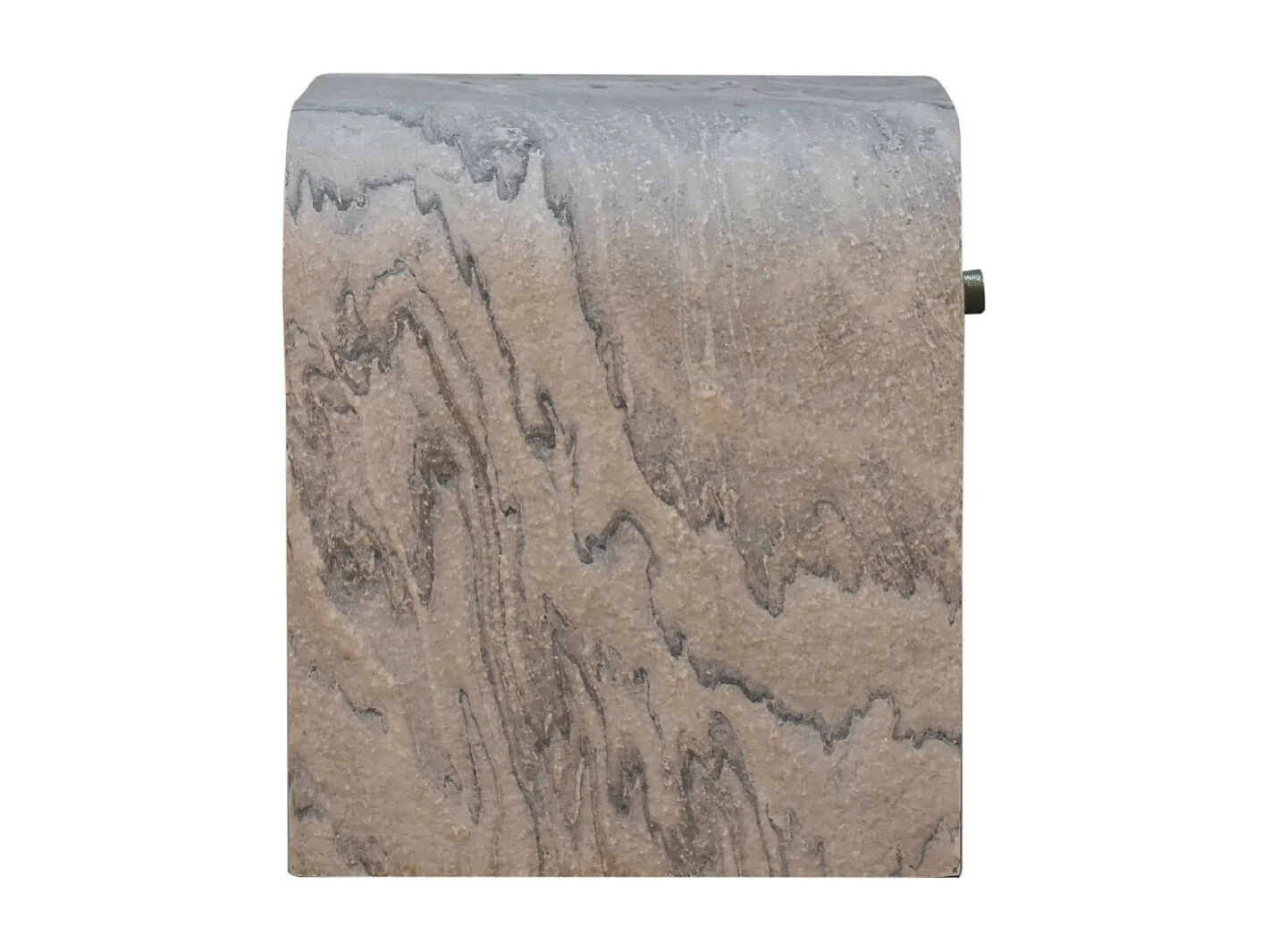 Artisan Furniture Nowoczesna drewniana szafka nocna z 1 szufladą, sypialnia