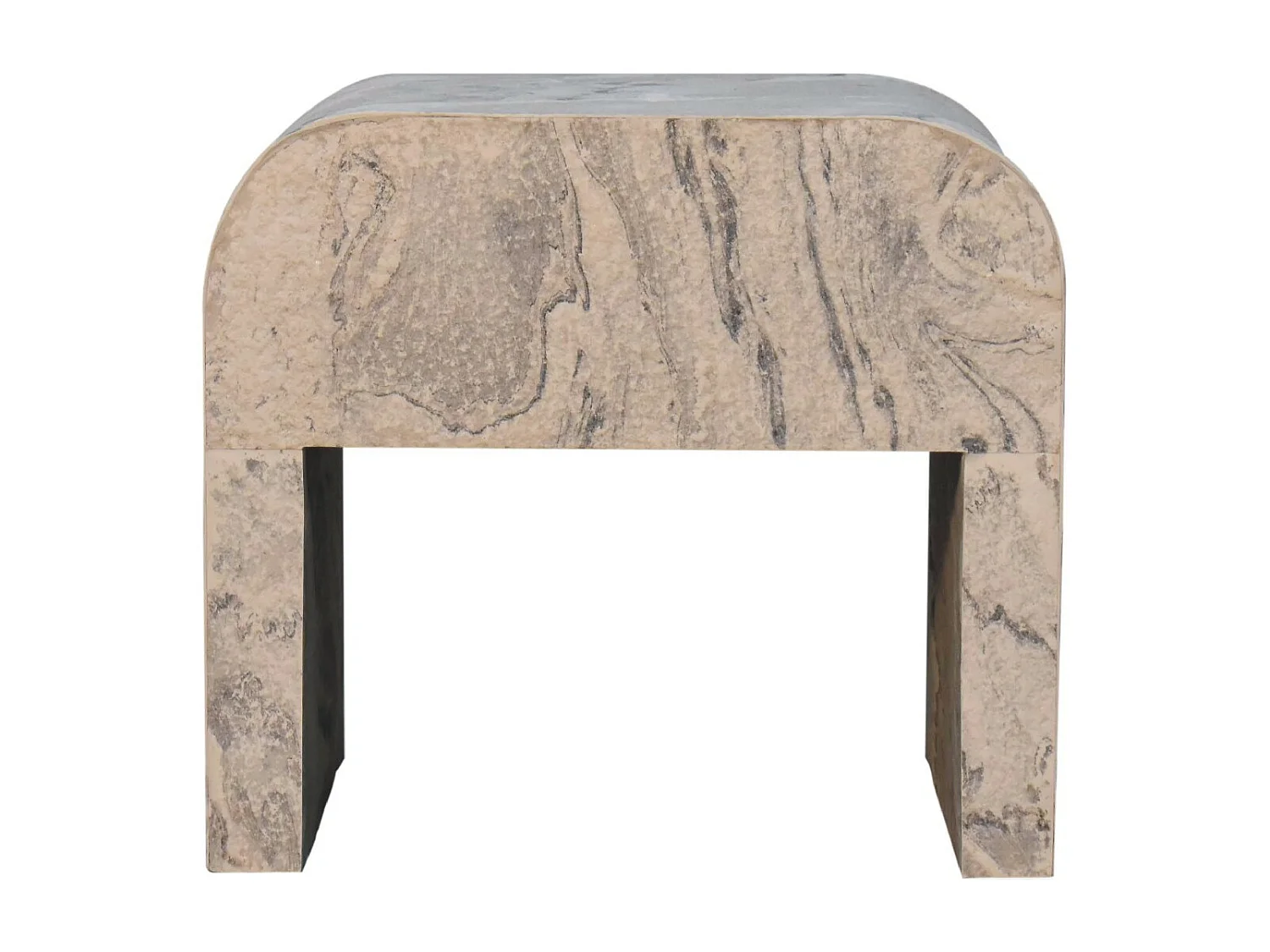 Artisan Furniture Nowoczesna drewniana szafka nocna z 1 szufladą, sypialnia