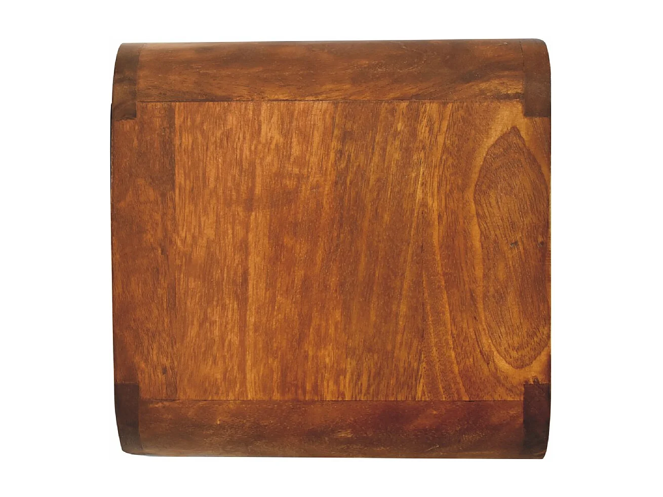 Artisan Furniture Massief Houten Mini Kastanje Zwevende Nachtkast met Gebogen Ontwerp, Slaapkamer Nachtkastje