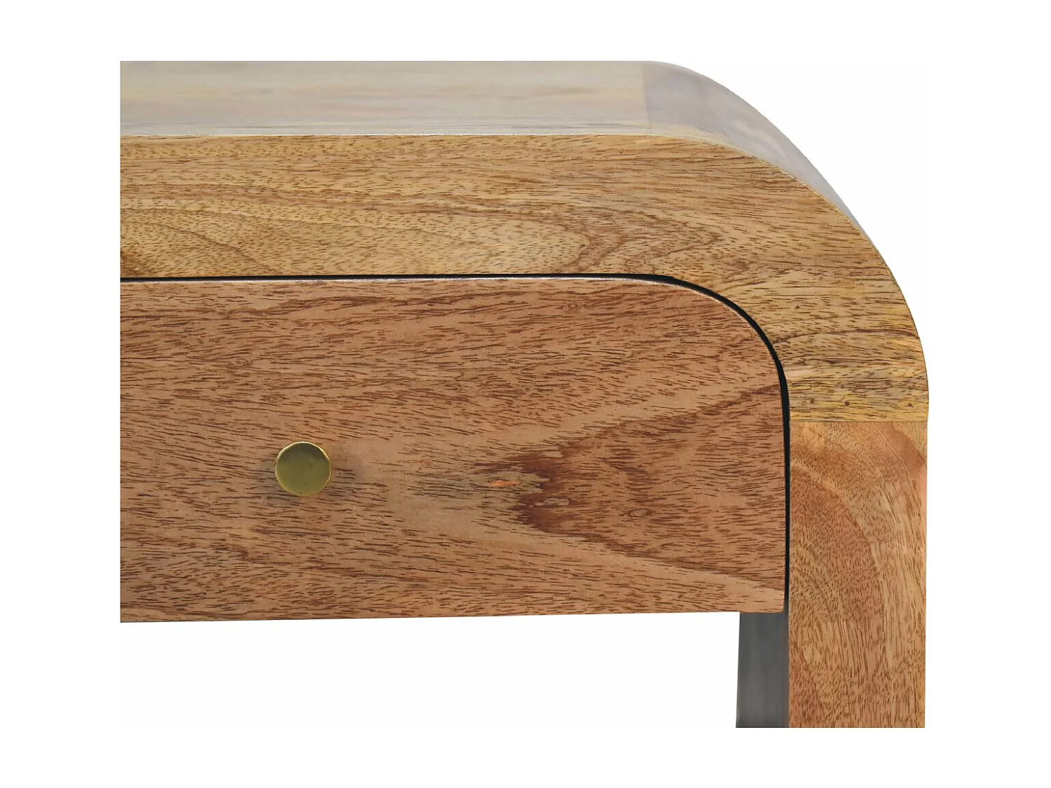 Artisan Furniture Comodino Darcy in Legno Massello di Castagno con 1 Cassetto, Notte per Camera da Letto